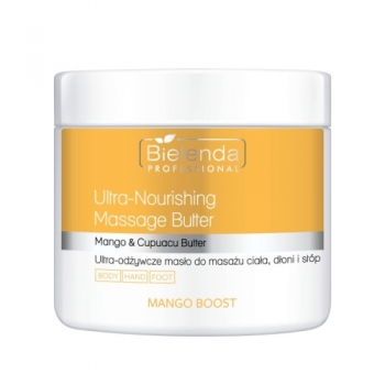 Bielenda Mango Boost Ultra-odżywcze masło do masażu ciała, dłoni i stóp 500ml
