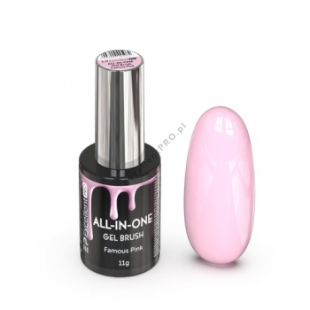 Excellent PRO ALL-IN-ONE Gel Brush Famous Pink 11g