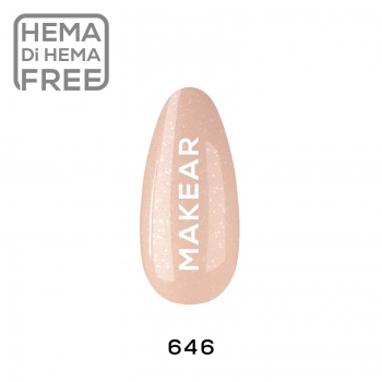 646 Lakier hybrydowy MAKEAR 8 ml