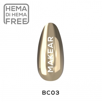 Makear Pyłek w Płynie Chrome Gold MAKEAR BC03 5 ml