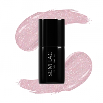 805 Semilac Extend 5in1 Glitter Dirty Nude Rose