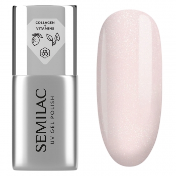 Semilac Baza Do Lakierów Hybrydowych Collagen Base Milky Shine 7 ml