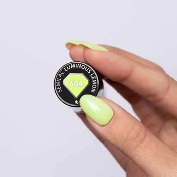 Semilac Lakier hybrydowy 604 Luminous Lemon 7 ml