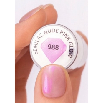 Semilac 988 Nude Pink Glow7 ml 7 ml