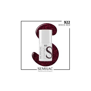 Semilac Professional - Lakier Hybrydowy 922 Disco Red 7 ml