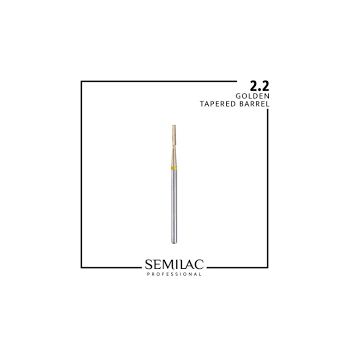 Semilac Professional - frez Golden 2.2 Ścięty stożek