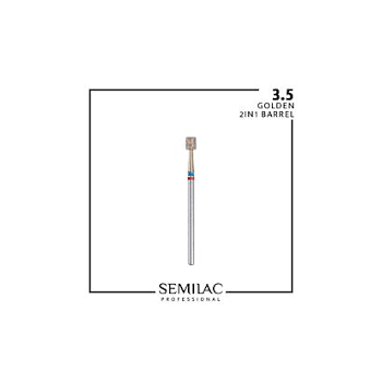 Semilac Professional - frez Golden 3.5 2w1 Walec
