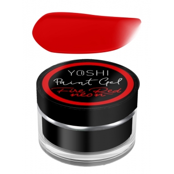 Paint Gel UV LED 5 Ml – Fire Red Neon