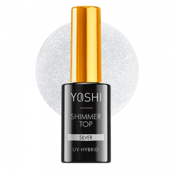 Yoshi Top UV LED Shimmer Silver 10 ml