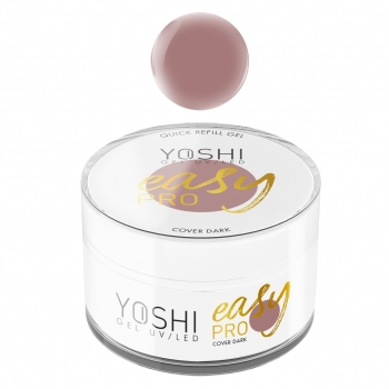 YOSHI Żel budujący Easy PRO Gel UV LED COVER DARK 15 ml