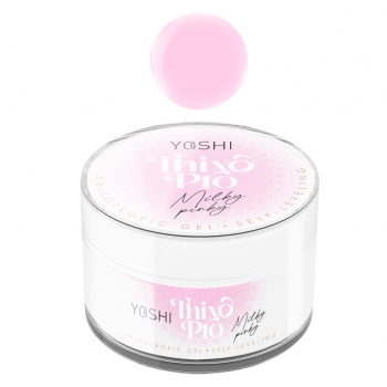 YOSHI Żel Samopoziomujący Thixo PRO Gel UV LED Milky Pinky 15ml