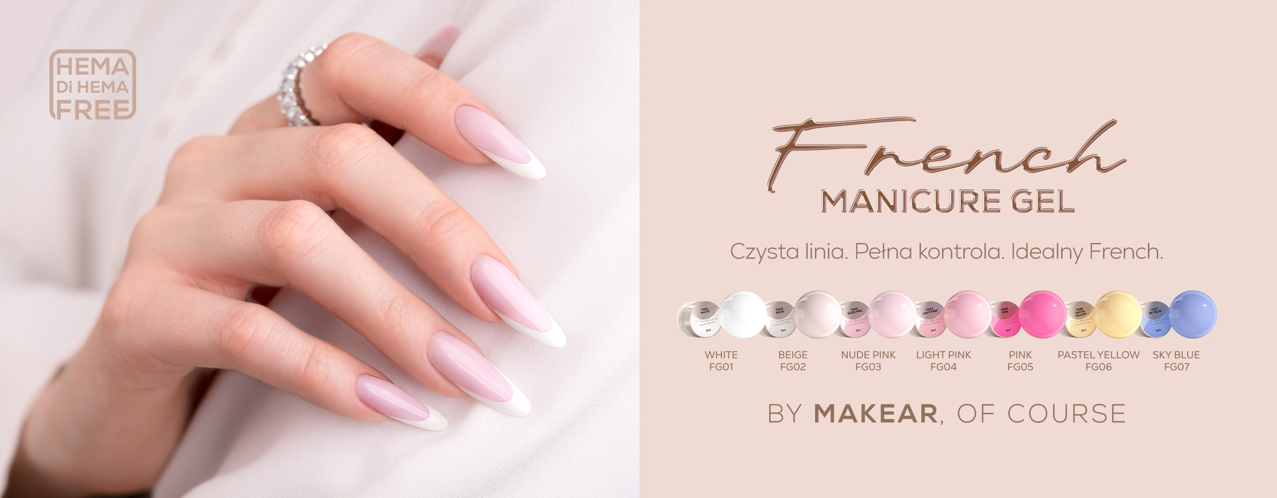 Makear French manicure